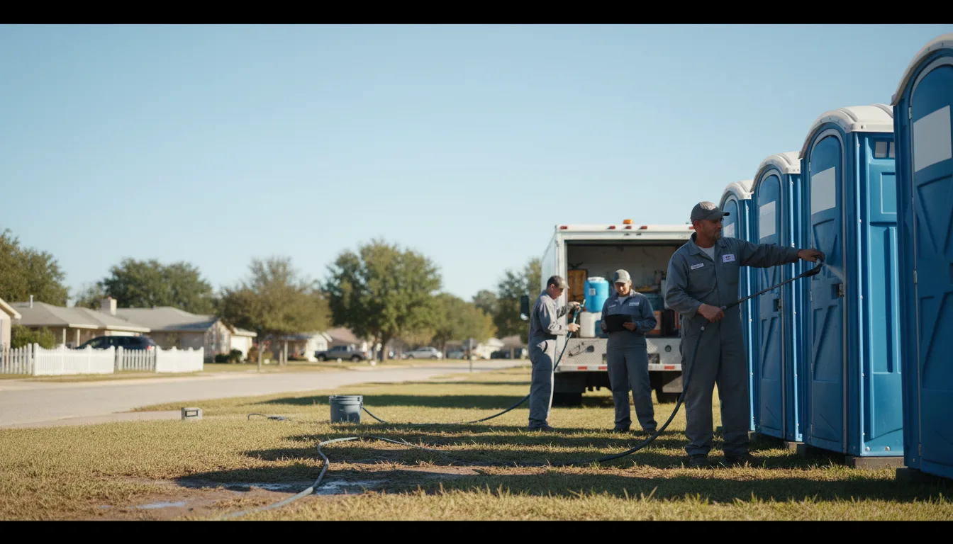 Long-Term Portable Toilet Rental in Notrees, TX near me
